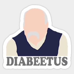 Diabeetus Silhouette Sticker